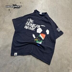 Fifa 2010 World Cup South Africa Black T Shirt Mens Large Soccer